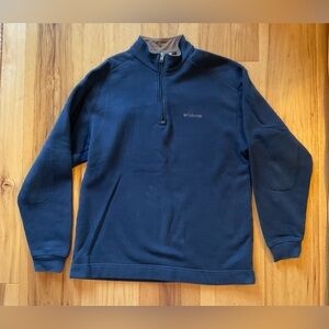 Columbia Men's Klamath II Half Zip Navy Fleece, Size Medium